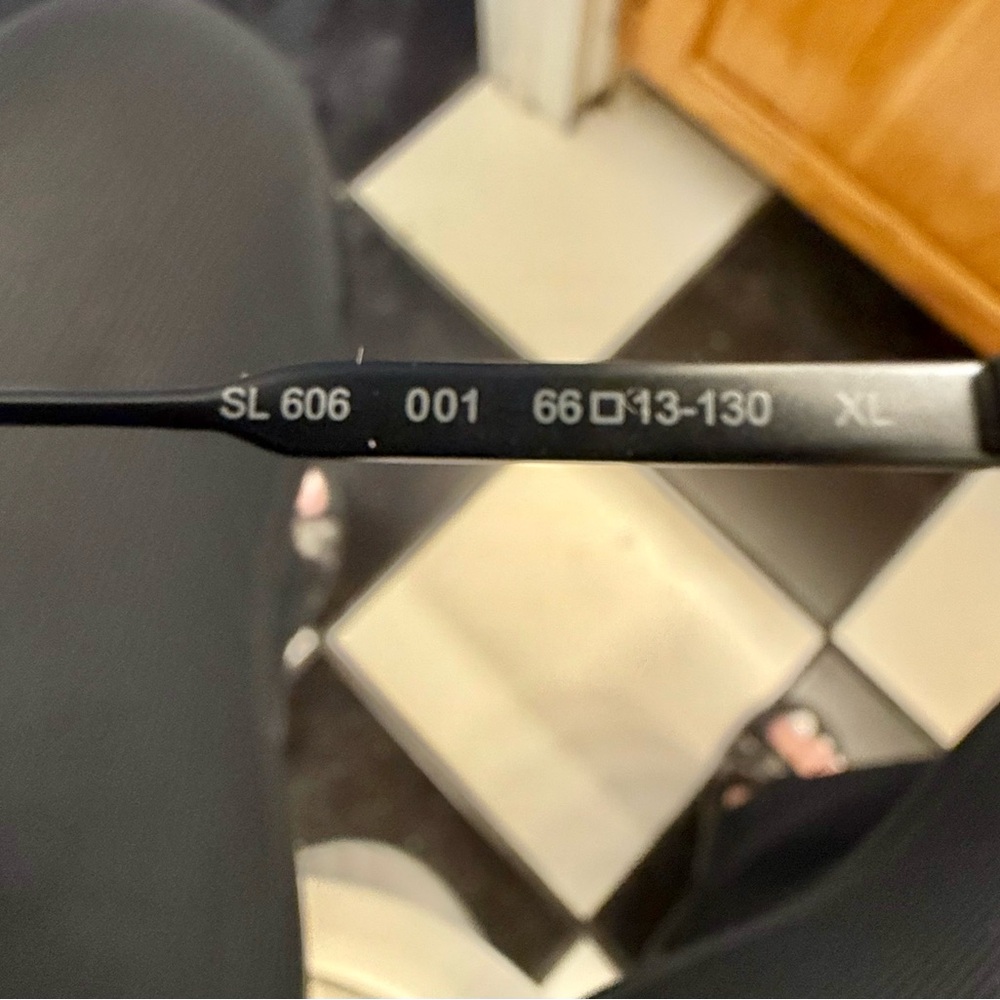 Saint Laurent unisex Black cutout sides, no scratches new in case. - Picture 10 of 13